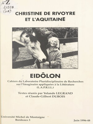 cover image of Christine de Rivoyre et l'Aquitaine